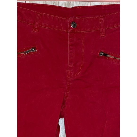 London Jeans Skinny Zipper Ankle Low Rise Jeans Size 8 - Picture 5 of 9